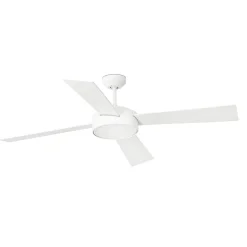Kattotuuletin Hydra, LED, kaukosäädin, valkoinen