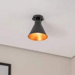 Kattovalaisin Berceste N-676, musta/kultainen, metalli, Ø 20 cm