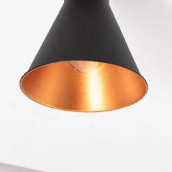 Kattovalaisin Berceste N-676, musta/kultainen, metalli, Ø 20 cm