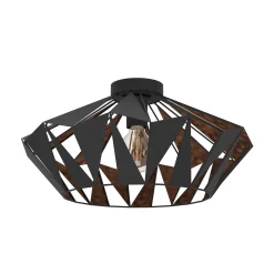 Kattovalaisin Carlton, Ø 47 cm, musta/kupari