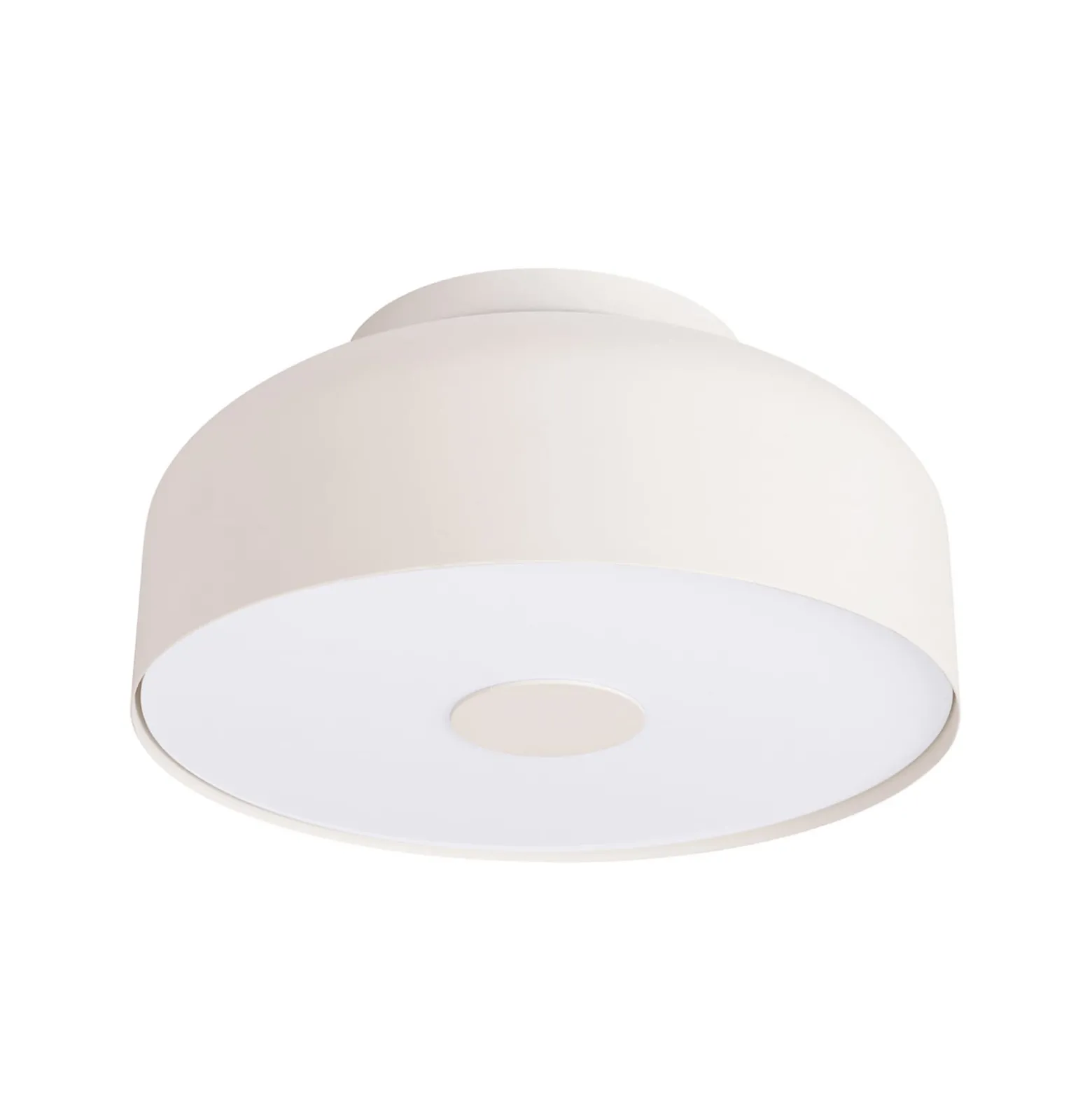 Kattovalaisin CLARO, beige, Ø 30 cm, metalli, 4 x E27
