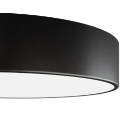 Kattovalaisin Cleo, Ø 20 cm, IP20, musta, metalli, E27