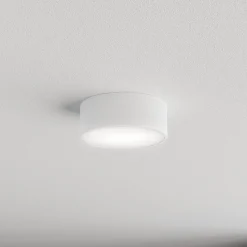 Kattovalaisin Cleo, Ø 20 cm, IP20, valkoinen, metalli, E27