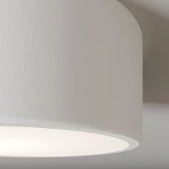 Kattovalaisin Cleo, Ø 20 cm, IP20, valkoinen, metalli, E27