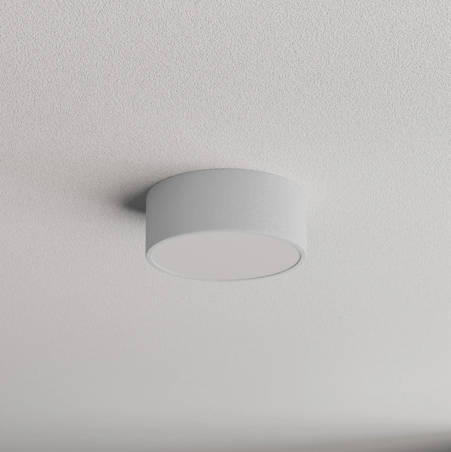 Kattovalaisin Cleo 200, harmaa, anturi, IP54, Ø 20 cm, metalli