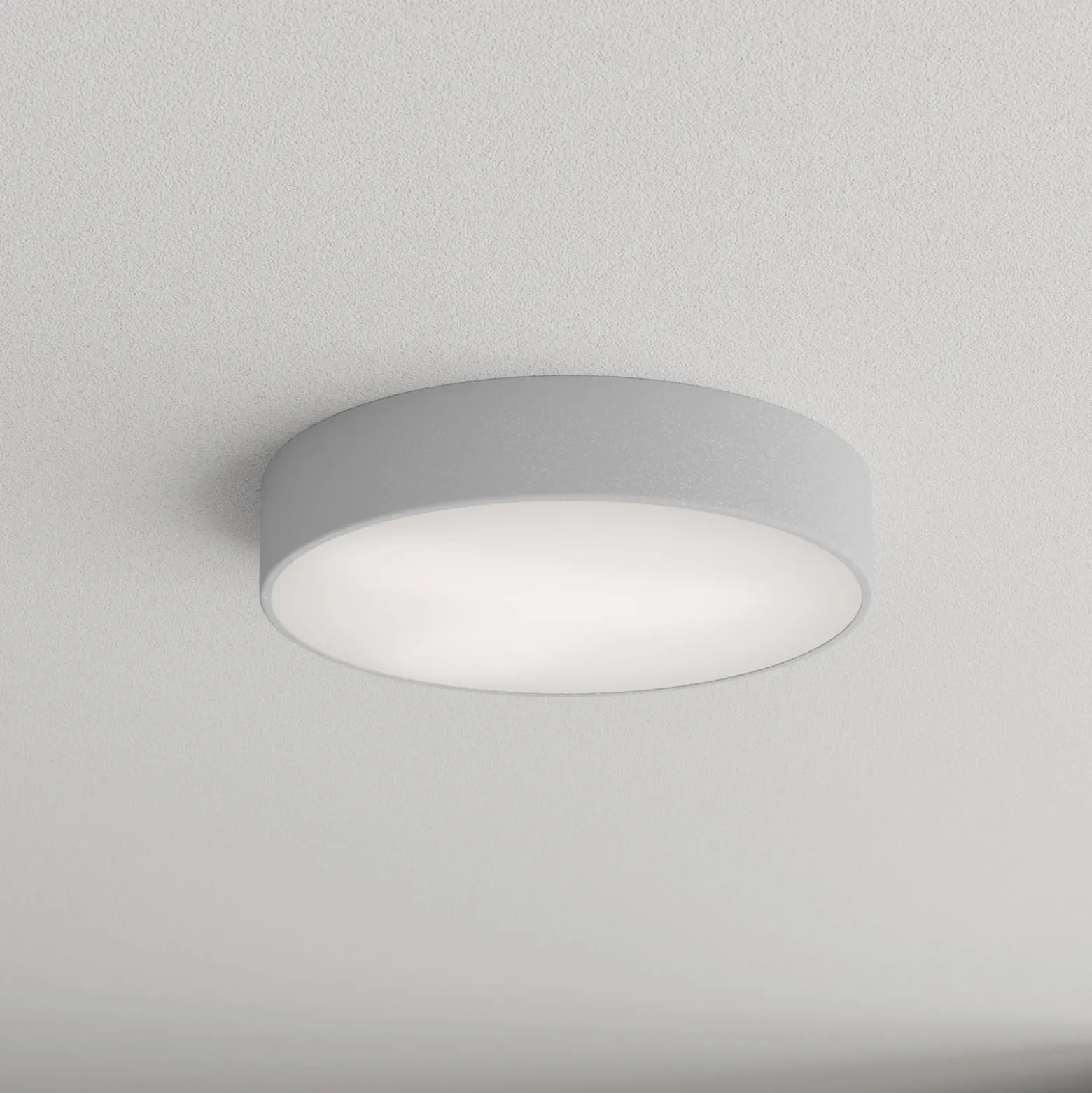 Kattovalaisin Cleo 400, harmaa, anturi, IP20, Ø 40 cm, metalli