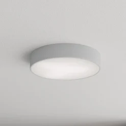 Kattovalaisin Cleo 400, harmaa, anturi, IP54, Ø 40 cm, metalli