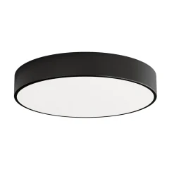 Kattovalaisin Cleo 500, musta, anturi, IP54, Ø 50 cm, metalli