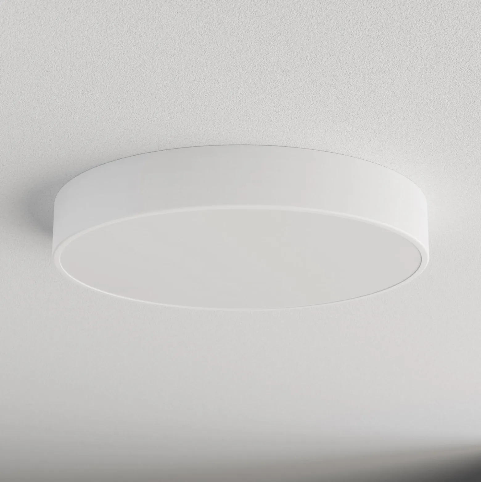 Kattovalaisin Cleo 500, valkoinen, anturi, IP54, Ø 50 cm, metalli