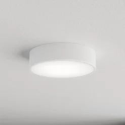Kattovalaisin Cleo 500, valkoinen, anturi, IP20, Ø 50 cm, metalli
