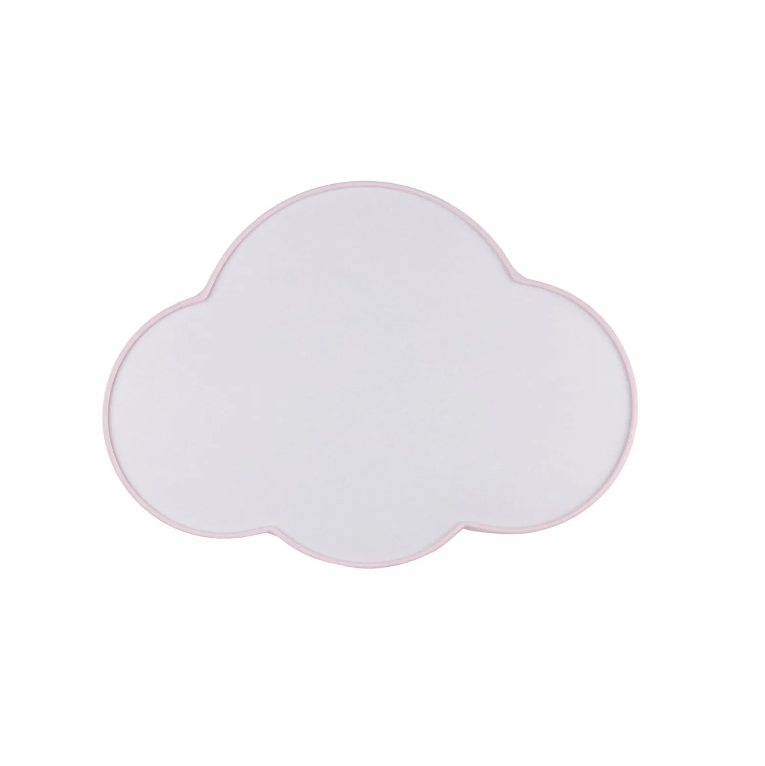 Kattovalaisin Cloud, vaaleanpunainen, 43 cm pitkä, tekstiili, pilvi, E27
