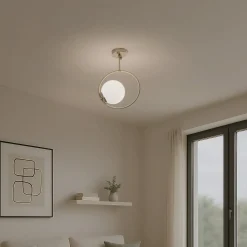 Kattovalaisin Dolunay, Ø 26 cm, kultainen, lasi, E27