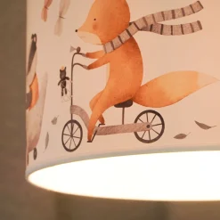 Kattovalaisin Ferdi Kids, tekstiili, valkoinen, värikäs