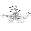 Kattovalaisin Flash metallia, kromi, Ø 65 cm