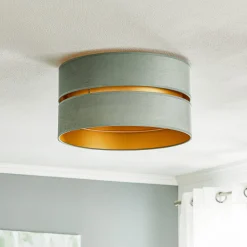 Kattovalaisin Golden Duo Ø 40 cm mintunvihreä/kulta