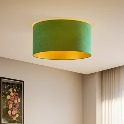 Kattovalaisin Golden Roller Ø 60 cm tummanvihreä/kulta