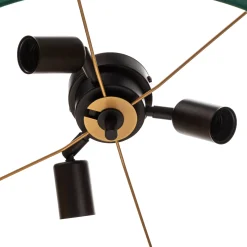 Kattovalaisin Golden Roller Ø 60 cm tummanvihreä/kulta