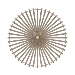 Kattovalaisin Mogano 3, beige, Ø 43 cm, metalli, E27
