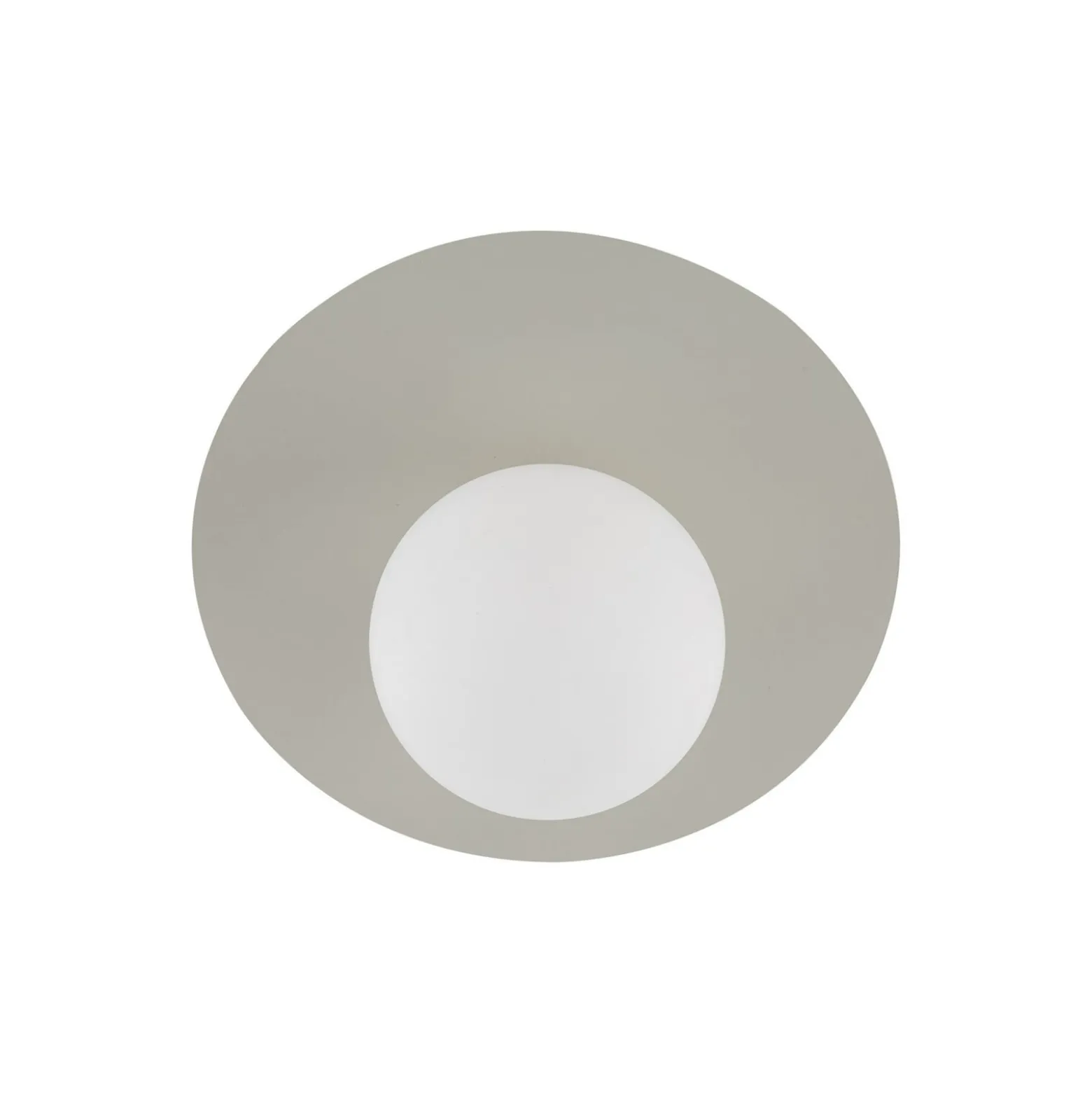 Kattovalaisin Pixie, beige, lasi, Ø 25 cm, pallo, G9