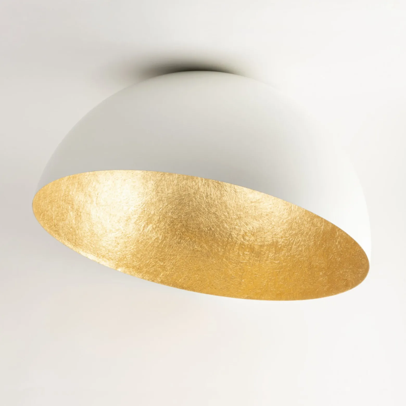 Kattovalaisin Sfera, Ø 50 cm, valkoinen/kultainen