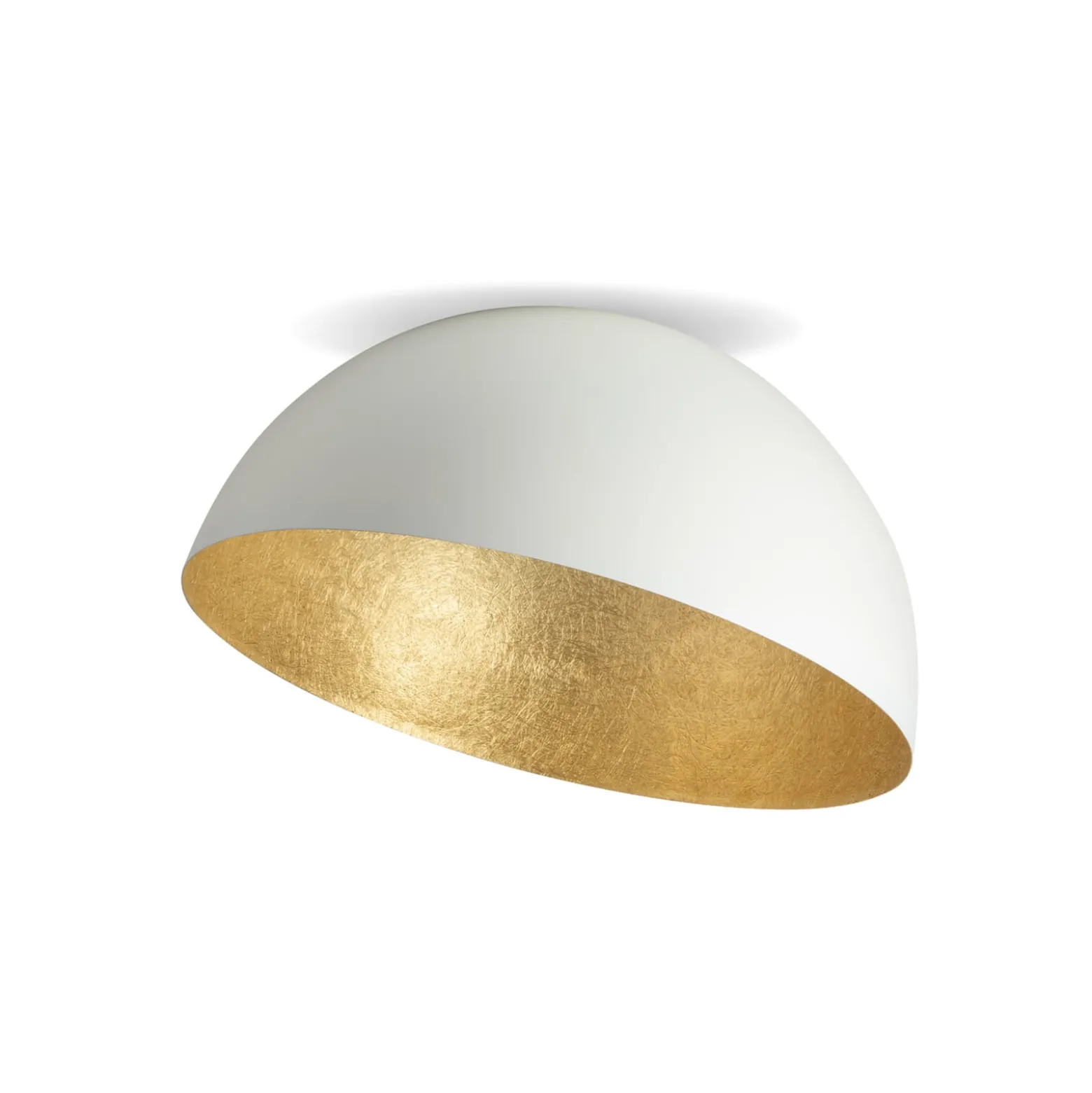 Kattovalaisin Sfera, Ø 50 cm, valkoinen/kultainen