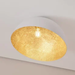Kattovalaisin Sfera, Ø 50 cm, valkoinen/kultainen