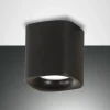 Kattovalaisin Smooth, 1-lamppuinen, musta, IP44