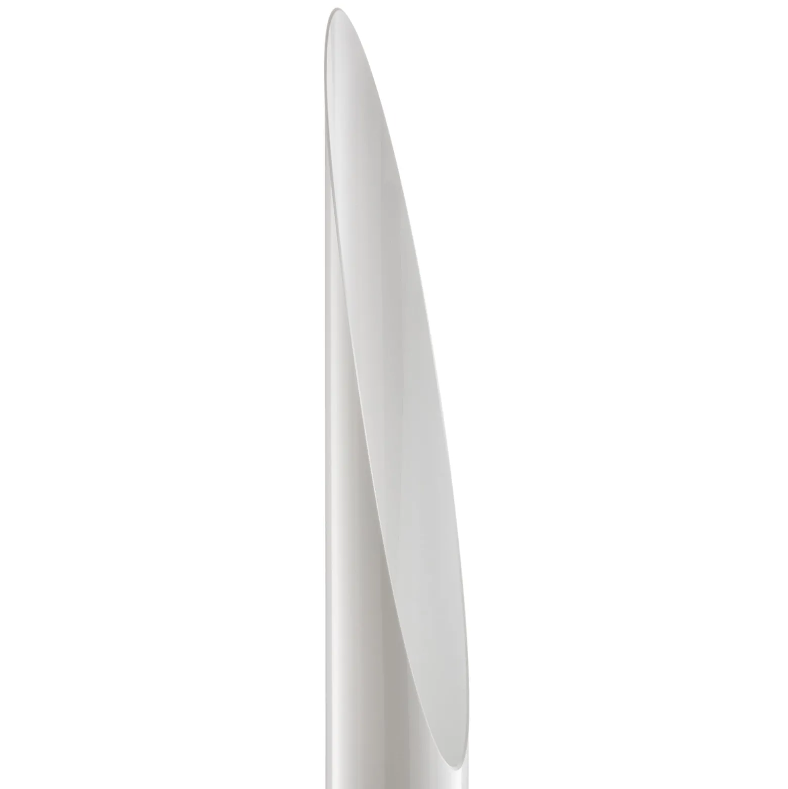 kdln lattiavalaisin Shakti, hopea, valkoinen satiini, korkeus 200 cm