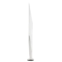 kdln lattiavalaisin Shakti, kromi, valkoinen satiini, korkeus 200 cm
