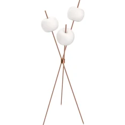 kdln LED-lattiavalaisin Kushi, kuparinen, korkeus 140 cm
