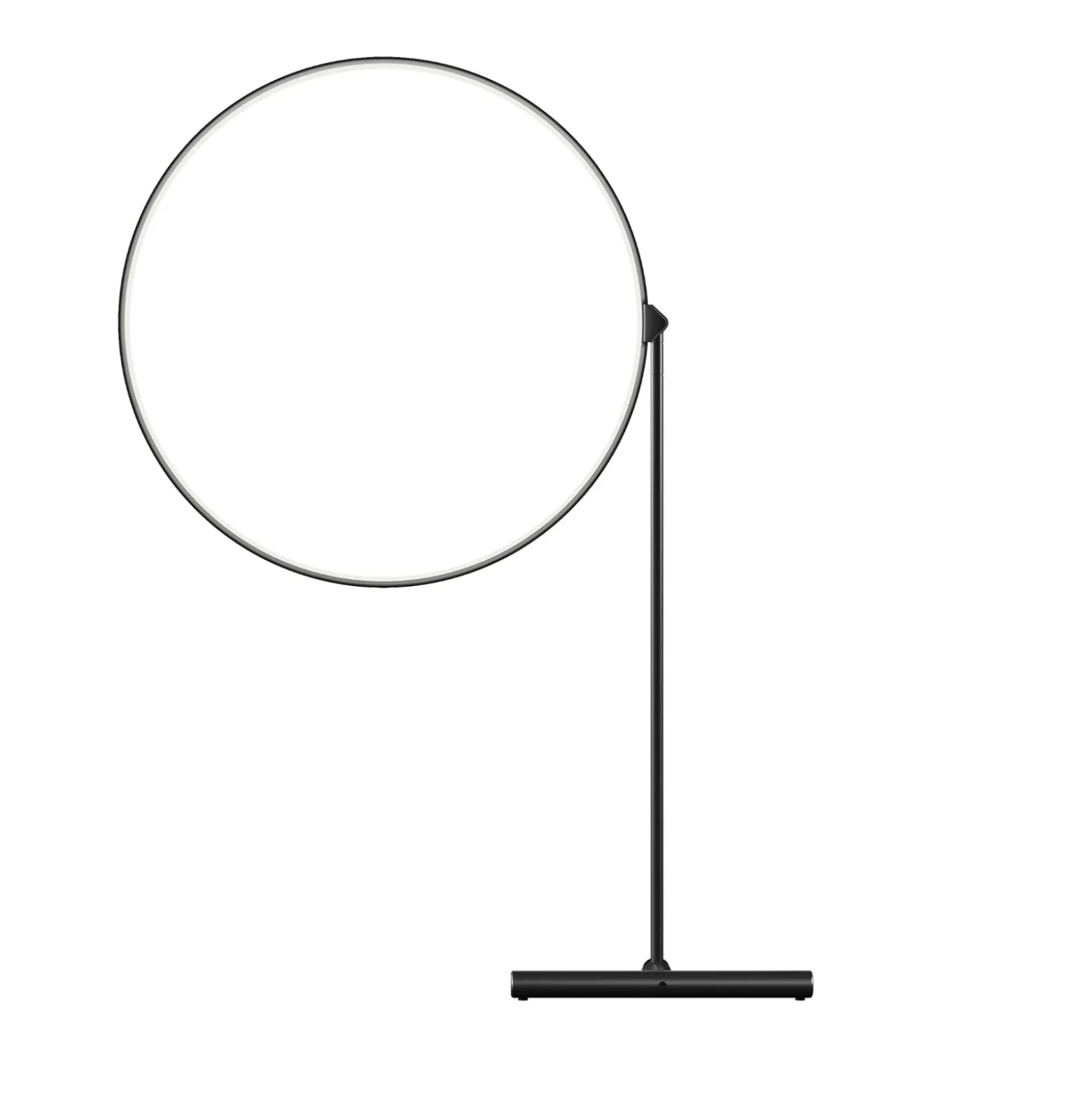 kdln LED-pöytävalaisin Poise, musta, korkeus 109 cm, himmennin