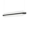 kdln LED-riippuvalaisin Nami, musta, pituus 150 cm, lasi