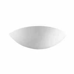 KOLARZ Bisquitte seinävalaisin, valkoinen, leveys 35 cm, kipsi