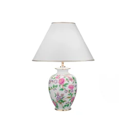 KOLARZ Giardino Flora pöytävalaisin, korkeus 43 cm, valkoinen/värillinen