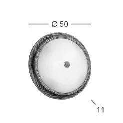 KOLARZ Milord kattovalaisin, Ø 50 cm, antiikkimessingin värinen