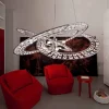 Kristalliriippuvalaisin Trilogy 9-lamp., kirkas