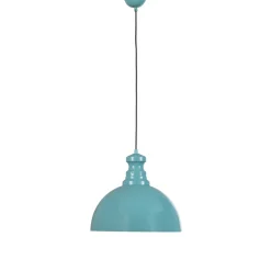 Kure-riippuvalaisin, turkoosi, metalli, Ø 40 cm E27