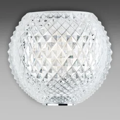 Kuvioitu kristalliseinävalaisin Diamond and Swirl