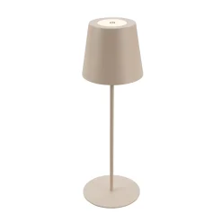 Ladattava LED-pöytävalaisin 7508011, beige, 2700 K IP44 kosketushimmennin,
