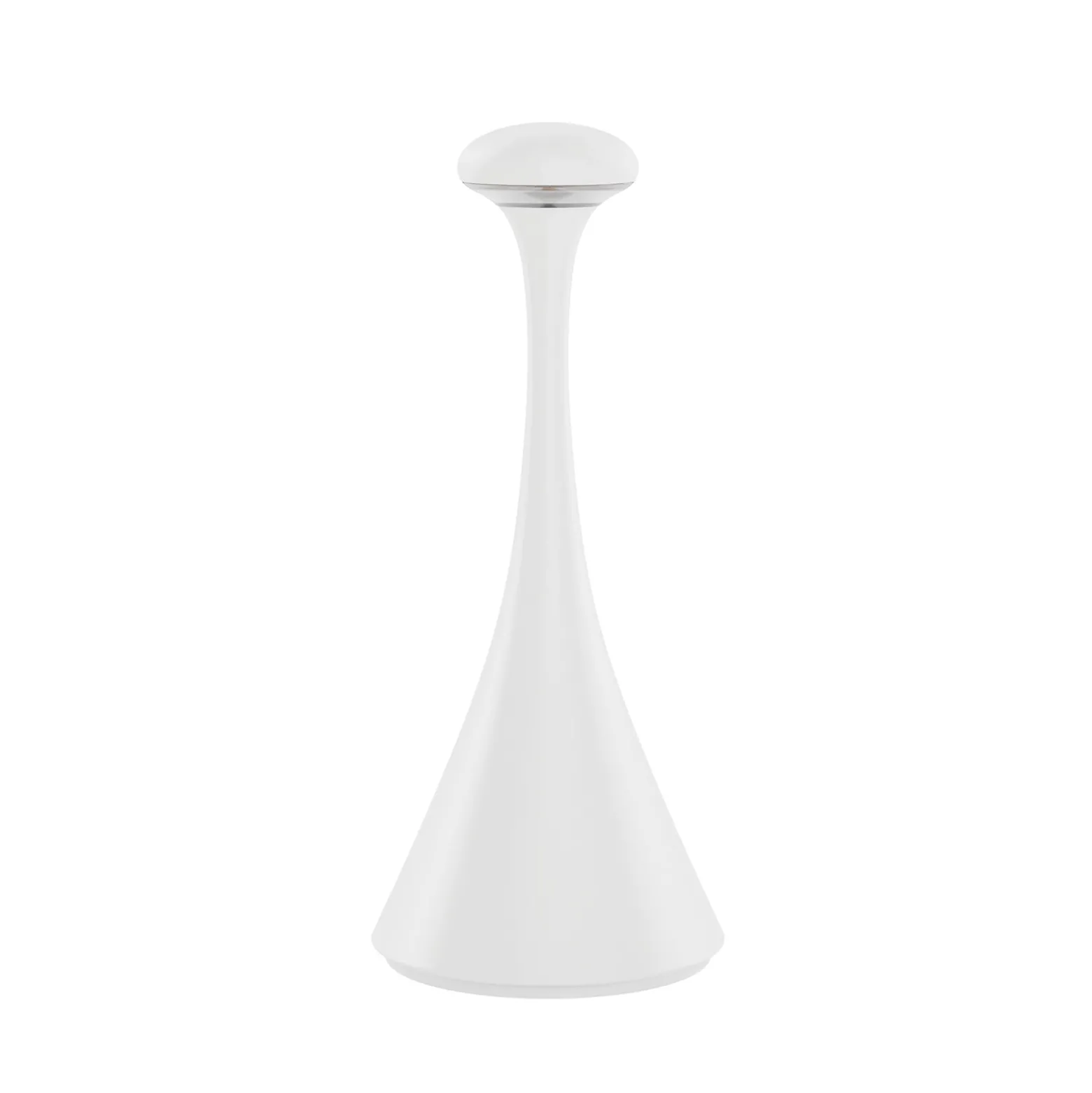 Ladattava LED-pöytävalaisin Nudrop mini, lumenvalkoinen, IP54, himmennettävä