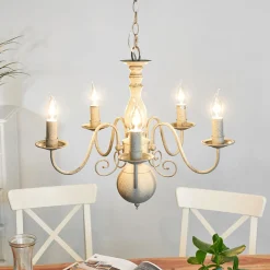 5-lamppuinen Greythorne-kattokruunu