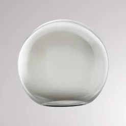Lampunvarjostin Loon Ball Mini, Ø 18 cm, savunharmaa, lasi