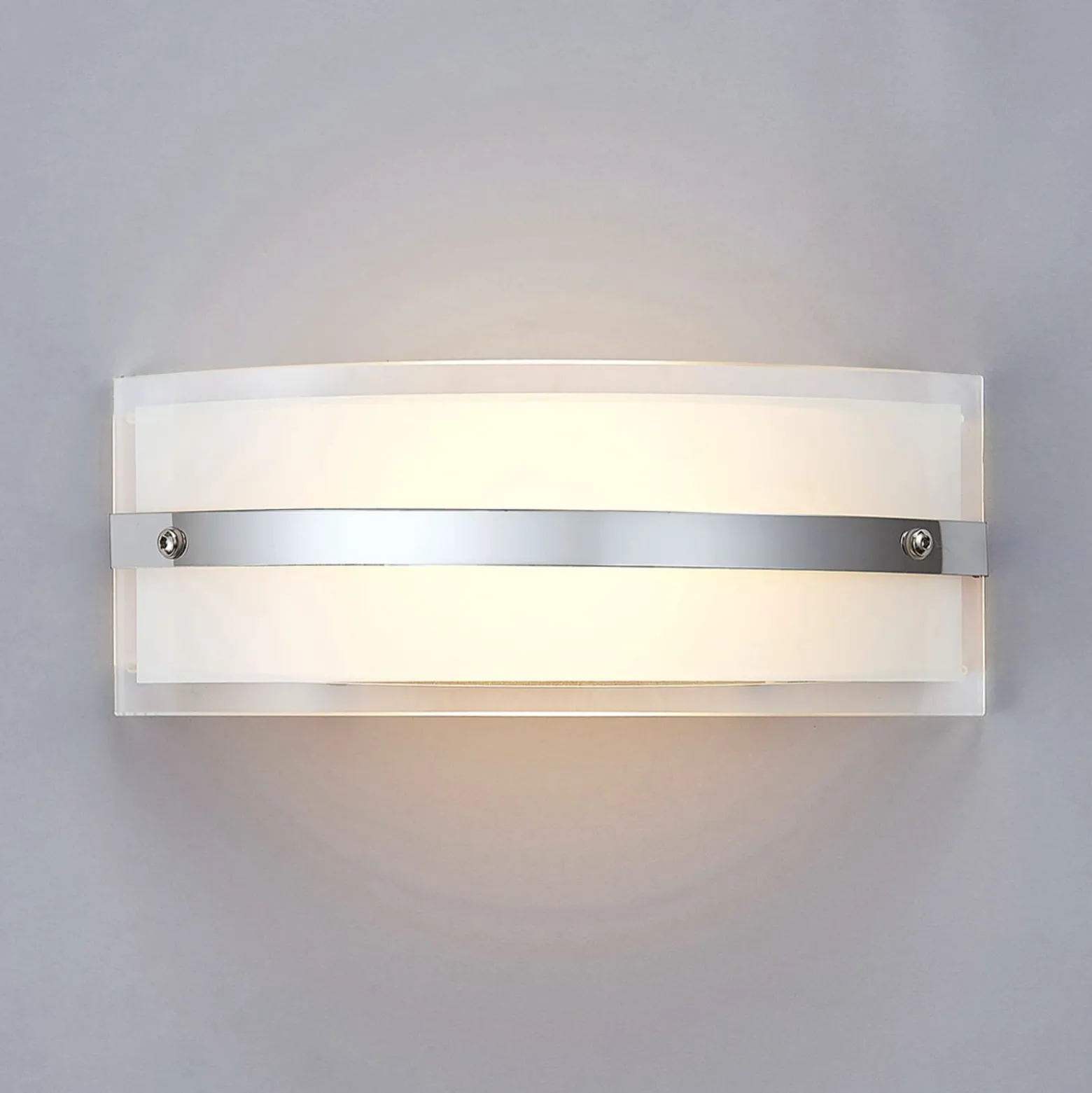 Lasinen seinävalaisin Zinka LED-lamppu, 25 cm