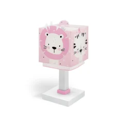 Lasten pöytälamppu Baby Jungle, vaaleanpunainen, G4, leveys 14 cm