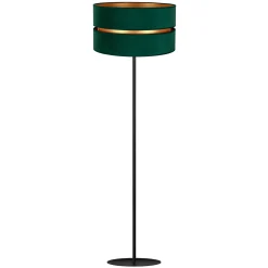 Lattiavalaisin Duo, vihreä/kultainen, Ø 40 cm, 1-lamppuinen