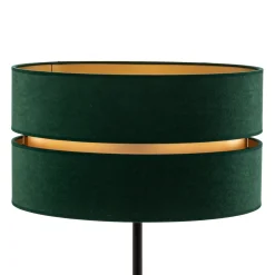 Lattiavalaisin Duo, vihreä/kultainen, Ø 40 cm, 1-lamppuinen