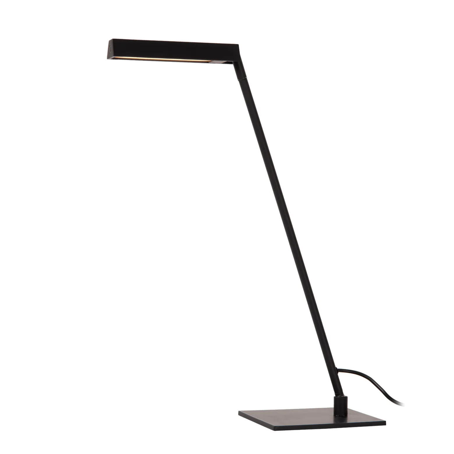 Lavale LED-pöytävalaisin, musta, himmennettävä, korkeus 42 cm