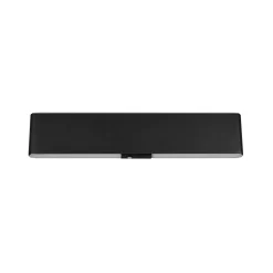 LED-akkuinen seinävalaisin Conchita, leveys 32 cm, musta, metalli