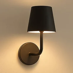 LED-akkukäyttöinen LED-seinävalaisin Magnetic, musta, CCT, IP54, himmennettävä