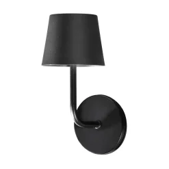 LED-akkukäyttöinen LED-seinävalaisin Magnetic, musta, CCT, IP54, himmennettävä